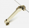 NEW TRENDY Kabina prysznicowa New Soleo Light Gold 80x80, pięciokątna, drzwi pojedyncze  K-1663